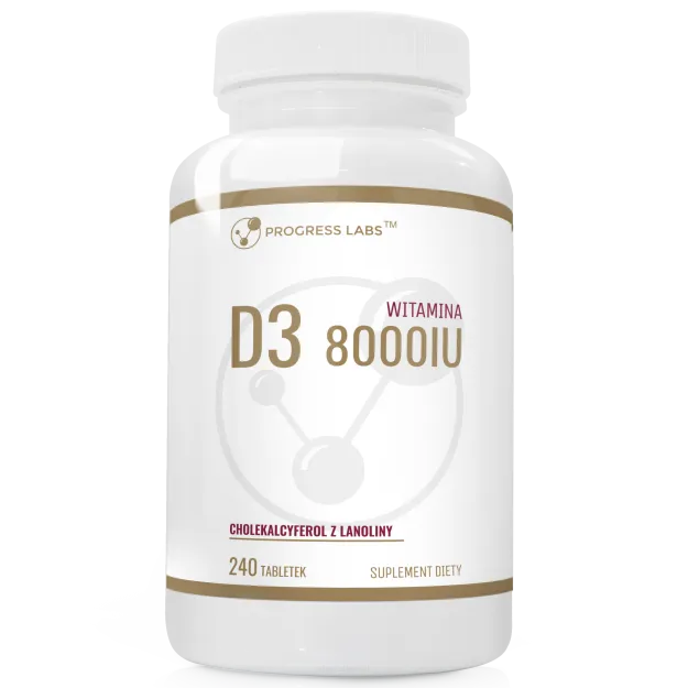 Progress Labs Witamina D3 8000 | 240 tabletek