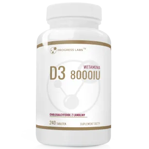 Progress Labs Witamina D3 8000 | 240 tabletek