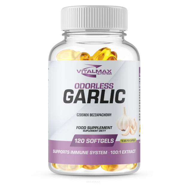 Vitalmax Garlic czosnek bezzapachowy | 120 softgels