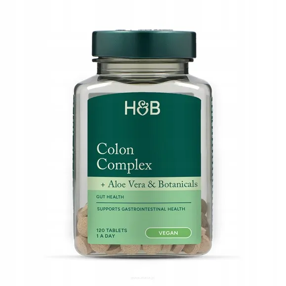 Holland Barrett Colon Complex + Aloe Vera & Botanicals | 120 tabletek
