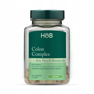 Holland Barrett Colon Complex + Aloe Vera & Botanicals | 120 tabletek