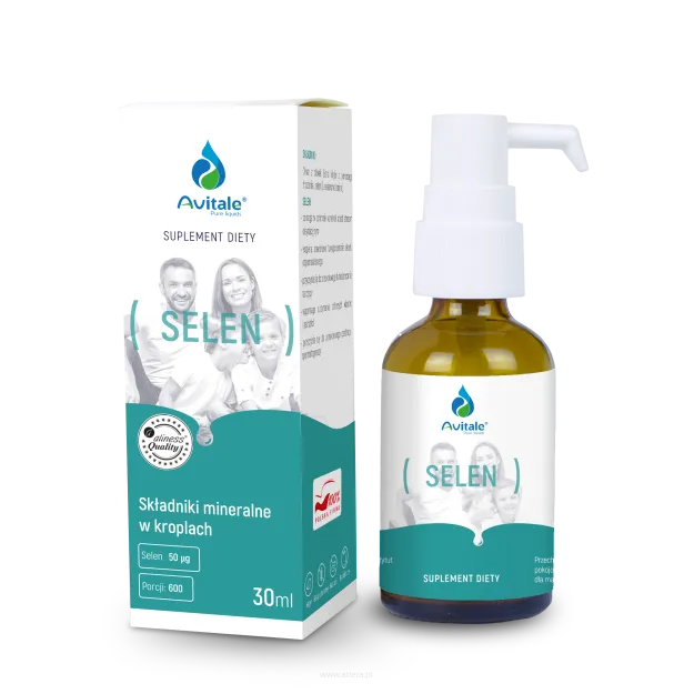 Aliness Avitale Selen (L-selenometionina) 50 mcg | 30 ml w kroplach