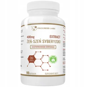 Progress Labs Żeń-Szeń Syberyjski 400mg | 90 kapsułek