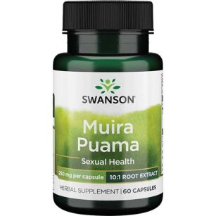 Swanson Muira Puama 250mg (10:1) | 60 kapsułek