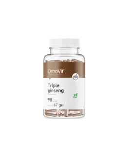 OstroVit Triple Ginseng VEGE | 90 kapsułek 
