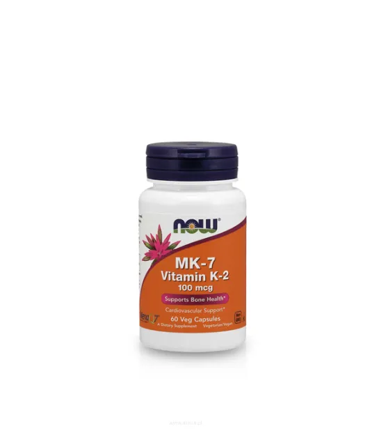 Now Foods Vitamin K2 MK7 100 mcg | 60 vcaps