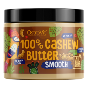 Ostrovit 100% Cashew Butter smooth - masło z nerkowca | 500g