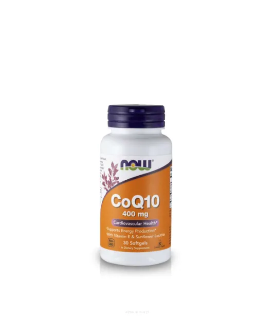 Now Foods Koenzym q10 CoQ10 400 mg | 30 soft.