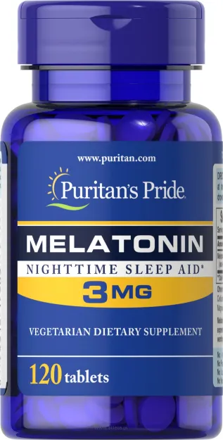 Puritan's Pride Melatonin 3 mg | 120 tab.
