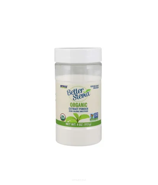 Now Foods Better Stevia Extract Powder Organic | 113g