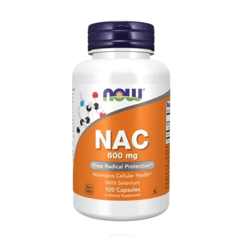 Now Foods NAC N Acetyl Cysteine 600mg | 100 vcaps