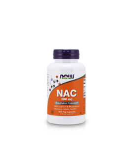 Now Foods NAC N Acetyl Cysteine 600mg | 100 vcaps 