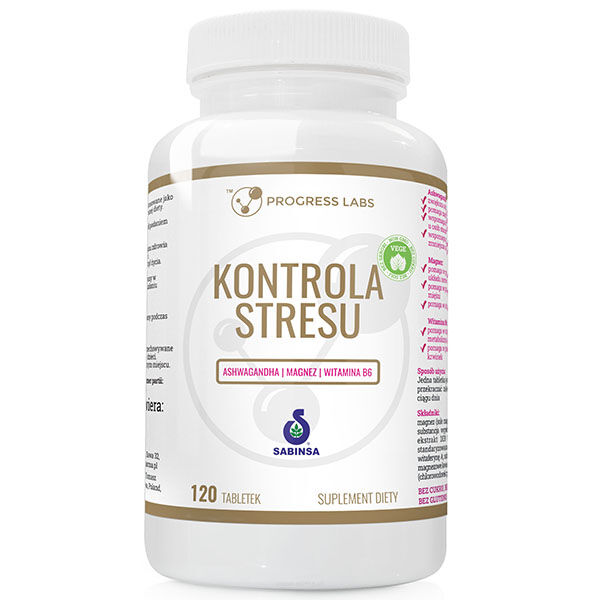 Progress Labs Kontrola Stresu | 120 tabletek