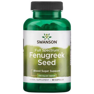 Swanson Fenugreek Seed 610mg | 90 kapsułek