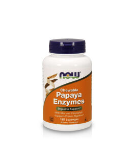 Now Foods Papaya Enzymes | 180 lozenges 