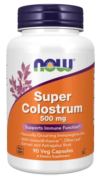 Now Foods Colostrum Super 500mg | 90 kapsułek