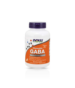 Now GABA Chewable with Taurine, Inositol and L-Theanine | 90 chewables