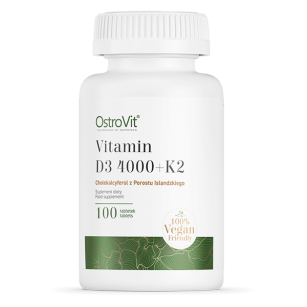 Ostrovit Vitamin D3 4000IU + K2 VEGE | 100 tabletek