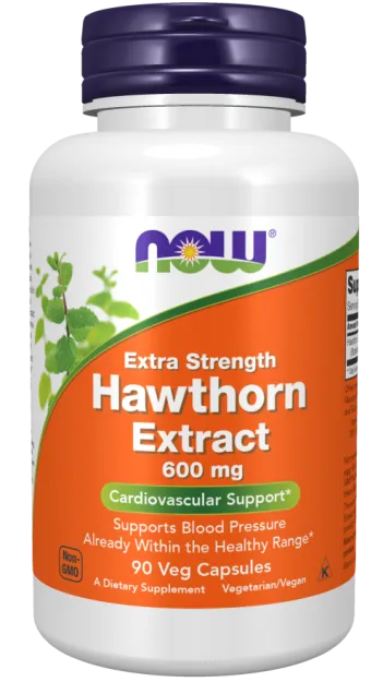 Now Foods Hawthorn Berry Extract 600 mg | 90 vcaps.