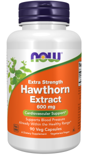 Now Foods Hawthorn Berry Extract 600 mg | 90 vcaps.