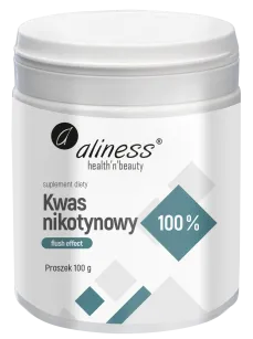 Aliness Kwas nikotynowy | 100g proszek flush effect
