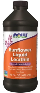 Now Sunflower Liquid Lecithin | 473ml