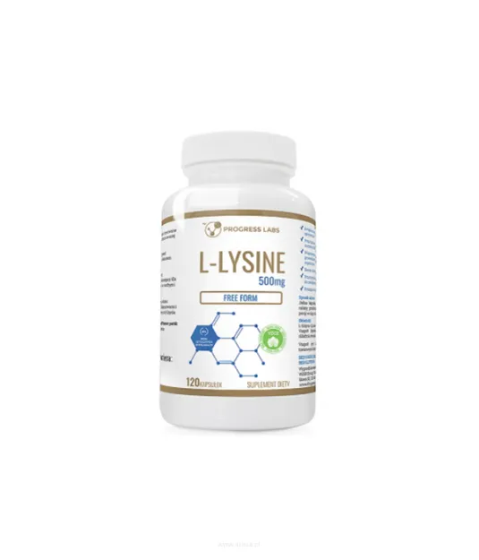 Progress Labs L-Lizyna 500mg | 120 vcaps. Lysine