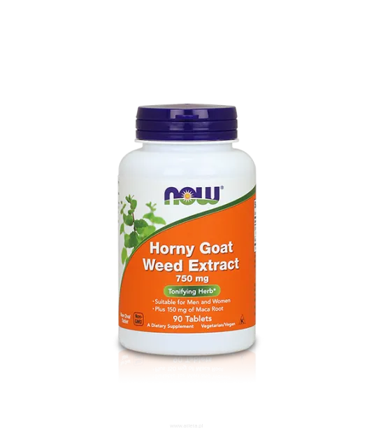 Now  Foods Horny Goat  Weed Extract 750mg 90tab.