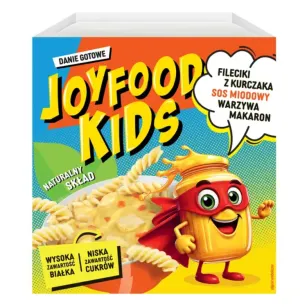 Joyfood Kids Fileciki z kurczaka w miodowym sosie z warzywami i makaronem | 260g
