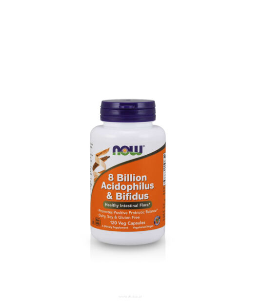 Now Foods 8 Billion Acidophilus & Bifidus | 120 vcaps 