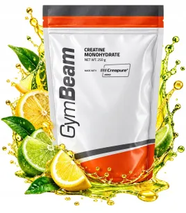 GymBeam Monohydrat Kreatyny 100% Creapure® | 250 g – Limonka Cytryna