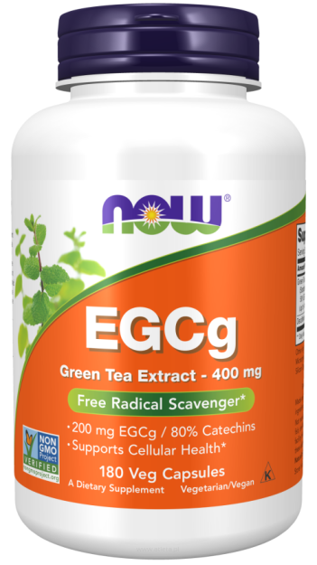 Now Foods EGCG Green Tea Extract 400mg | 180 kapsułek