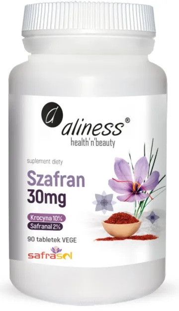 Aliness Szafran Safrasol 2%/10% 30 mg | 90 tabletek vege