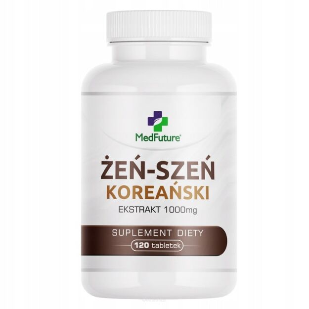 MedFuture Żeń-szeń koreański 1000mg | 120 tabletek