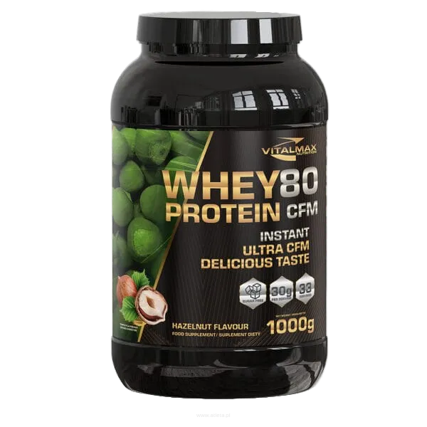Vitalmax Whey Protein 80 | 1000g | orzech laskowy