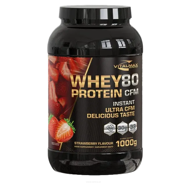 Vitalmax Whey Protein 80 | 1000g | truskawka