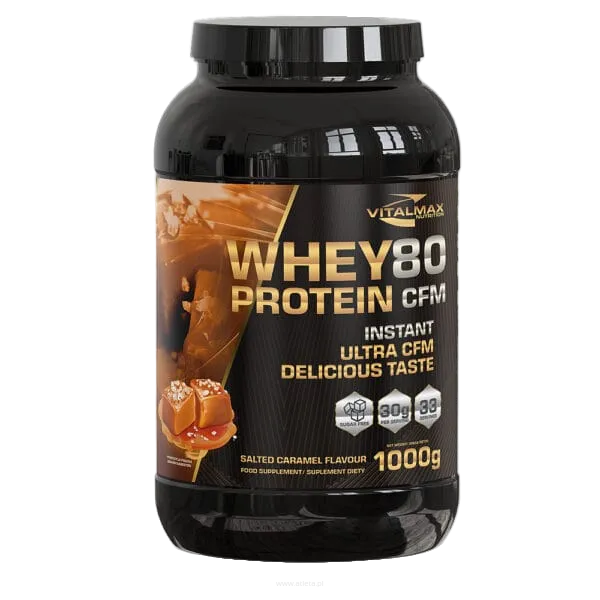 Vitalmax Whey Protein 80 | 1000g | słony karmel