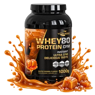 Vitalmax Whey Protein 80 | 1000g | słony karmel