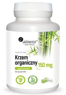 Aliness Krzem organiczny z pędów bambusa 150 mg | 100 kapsułek