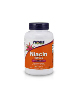 Now Foods Niacin 500 mg | 250 tabl 