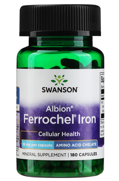 Swanson Albion Ferrochel Iron 18mg | 180 caps