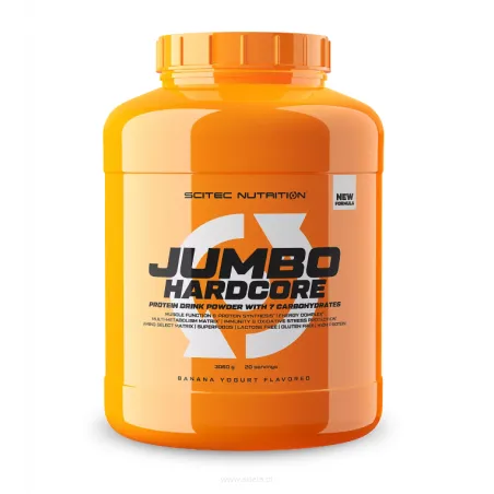 Scitec Jumbo Hardcore 3060g | Bananowo-jogurtowy