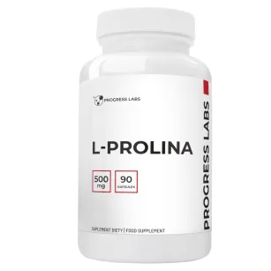 Progress Labs L-Prolina 500mg | 90 kapsułek
