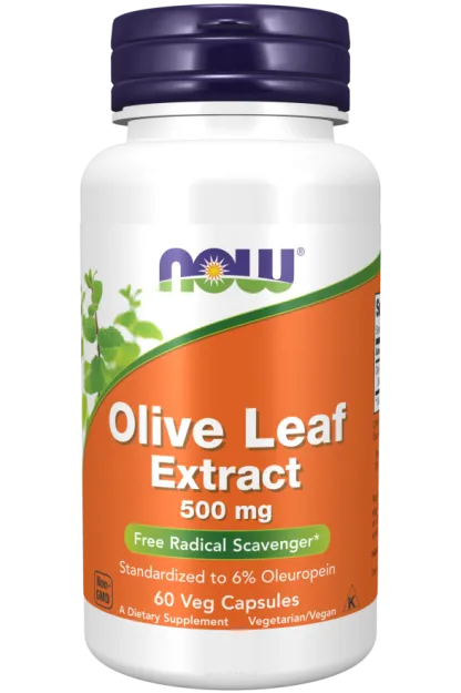 Now Foods Olive Leaf Extract 500mg | 60 kapsułek