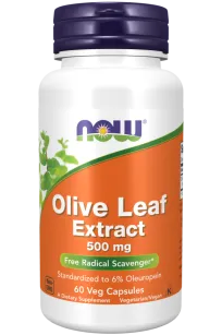 Now Foods Olive Leaf Extract 500mg | 60 kapsułek