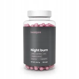 GymBeam BeastPink Night Burn | 120 kapsułek