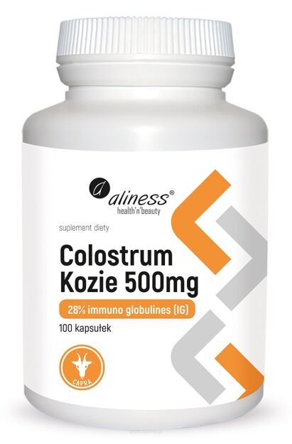 Aliness Colostrum Kozie | 100 kapsułek