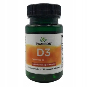 Swanson Vitamin D3 4000 IU | 90 softgels