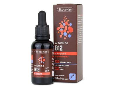 Skoczylas Witamina B12 w kroplach (forma metylowana) | 30ml