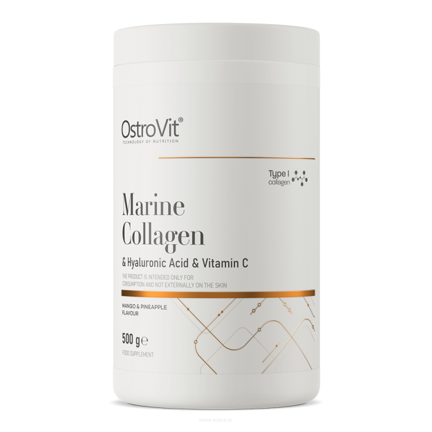 Ostrovit Marine Collagen & Hyaluronic Acid & Vitamin C | 500g